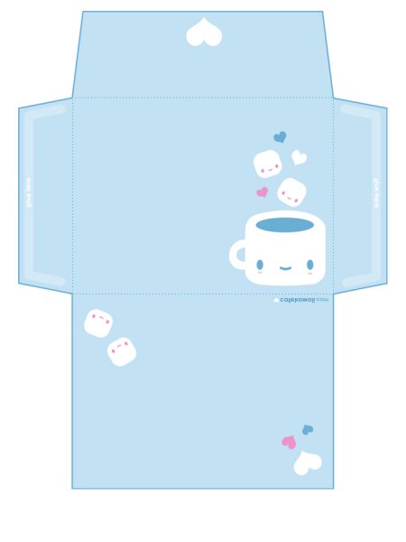 Красивый конверт печать