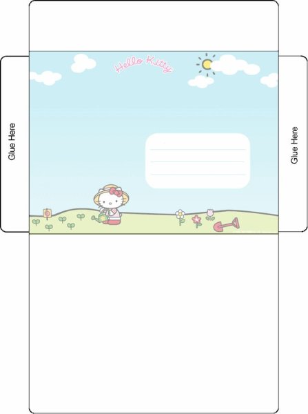 Конверт с лисой