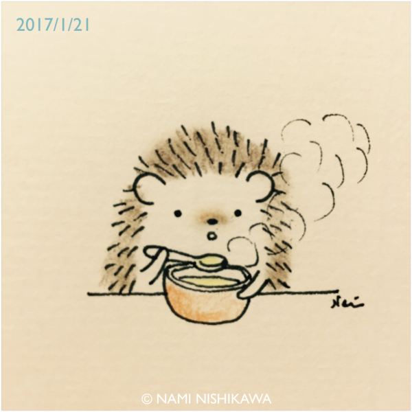 Милый Ёжик нарисованный