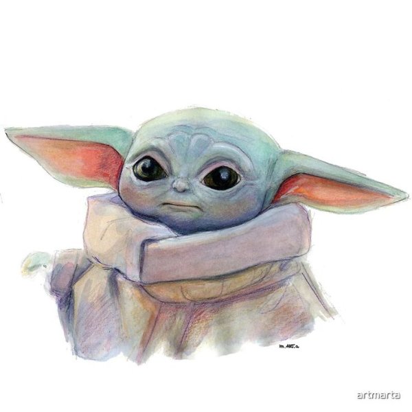 Йода для срисовки