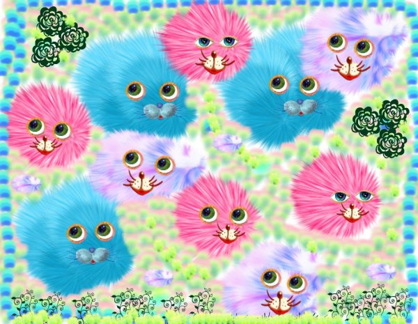 Рисунки милых пушистиков