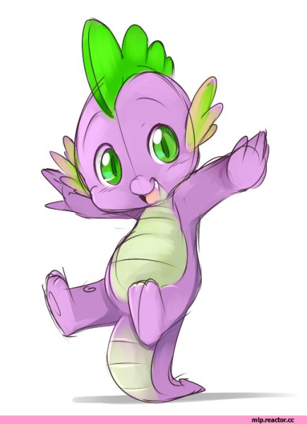 Взрослый Спайк МЛП арт