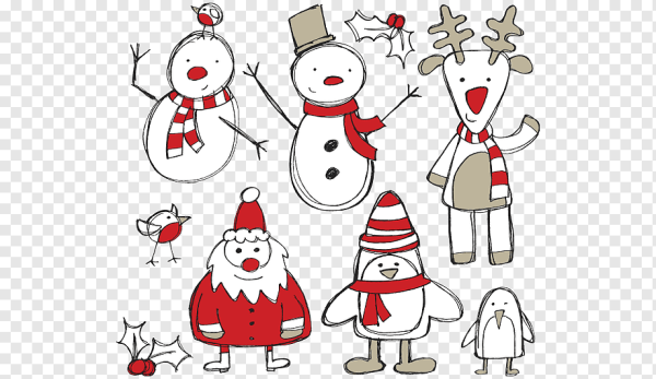 Новогодние рисунки для срисовки