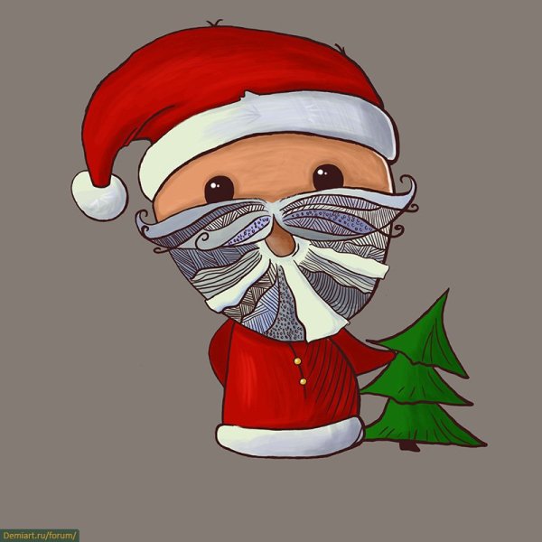 Крутые рисунки на новый год