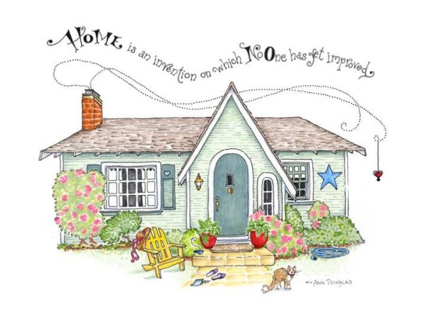 Английский дом иллюстрация