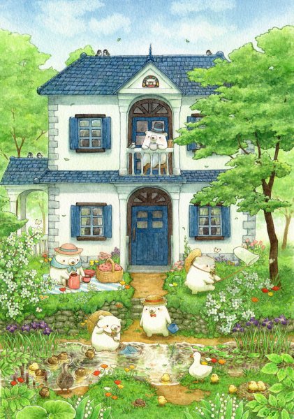 Домик иллюстрация