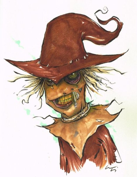 Чучело в иллюстрациях художника