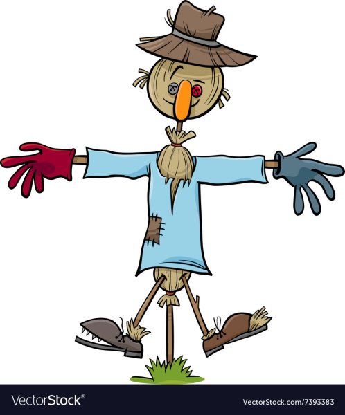 Пугало без фона