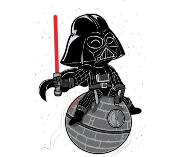 Звезда смерти Дарт Вейдер vector