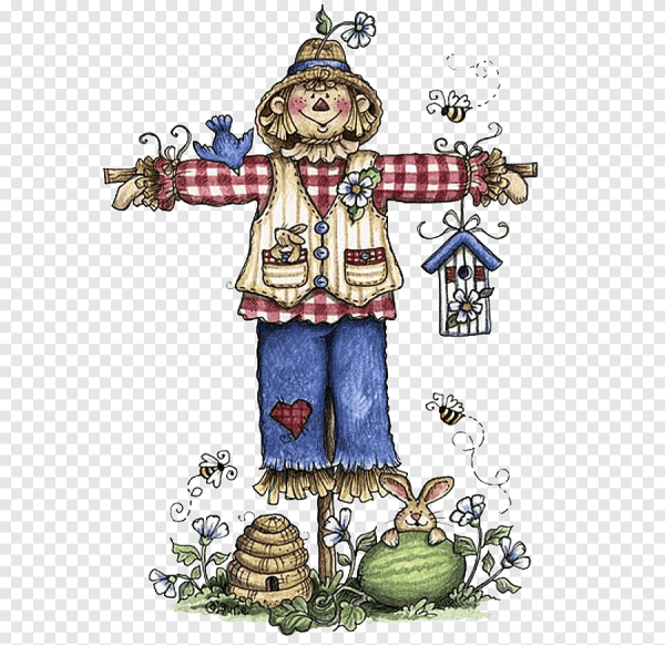 Нарисовать пугало