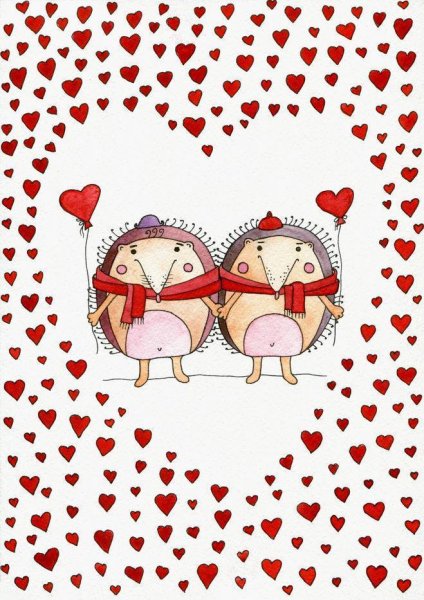 Открытки для влюбленных парочек