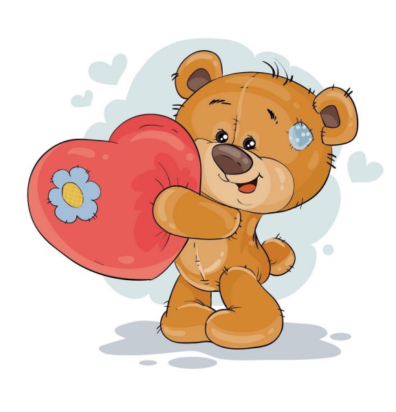 Милый мишка девочка