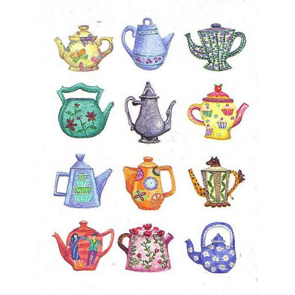 Чайник рисунок