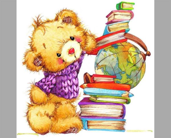 Мишка с книгой