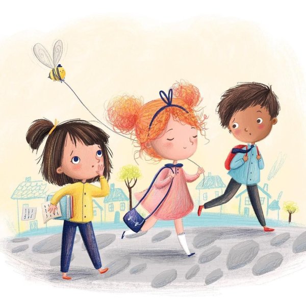 Милые школьные иллюстрации