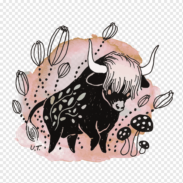 Телец стилизация