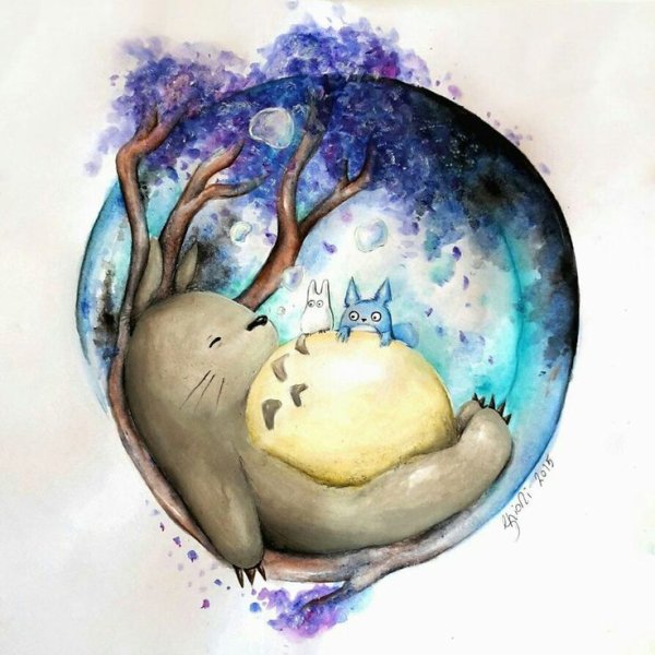 Аниме мой сосед Тоторо арт