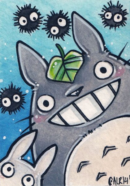 Раскраски аниме мой сосед Тоторо