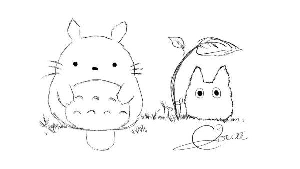 Тоторо с одуванчиком