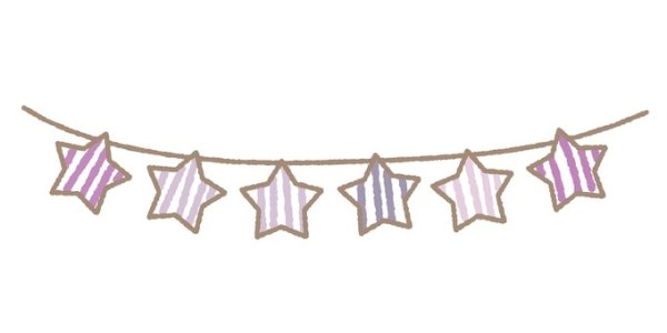 Гирлянда карандашом