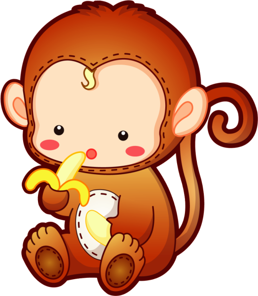 Обезьяна рисунок