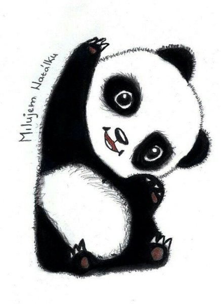 Маленькие рисунки пандочки