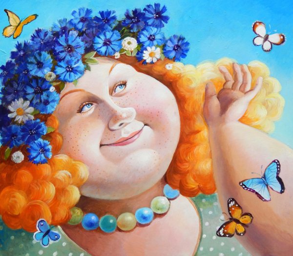 Художница Анна Савельева-Варелла