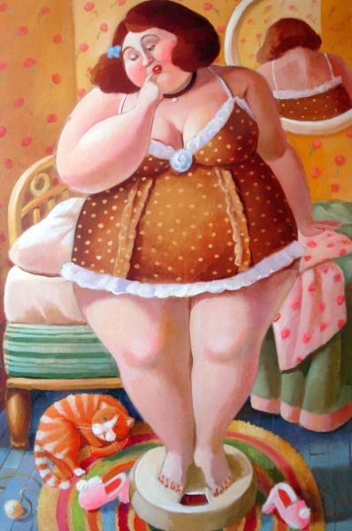 Художница Анна Савельева-Варелла милые толстушки