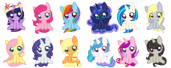 Нарисовать милую пони