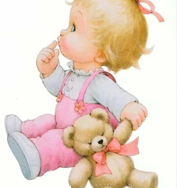 Открытки с игрушками для девочек