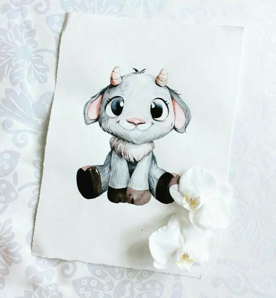 Милые зверушки для скетча