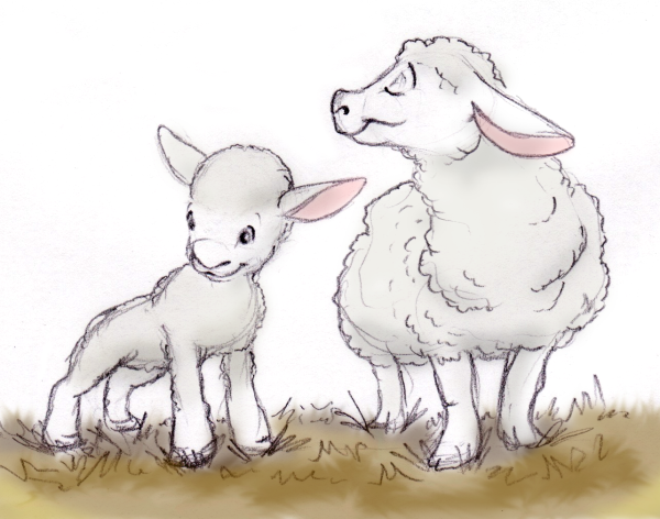 Референс козлёнка