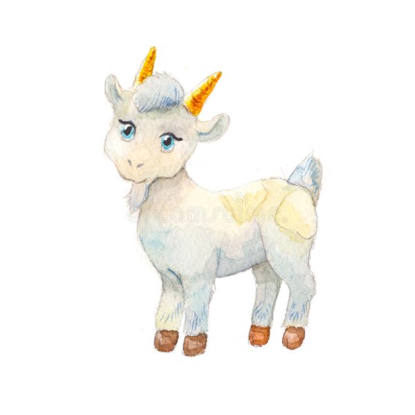 Изображение козленка для детей