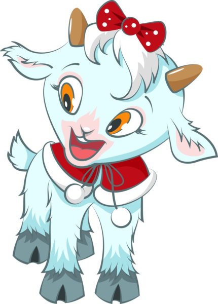 Козлёнок мультяшный