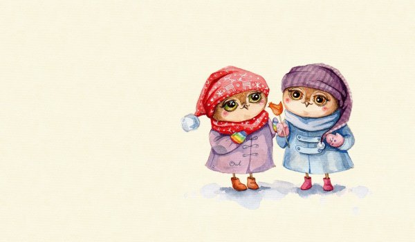 Новый год открытки современные