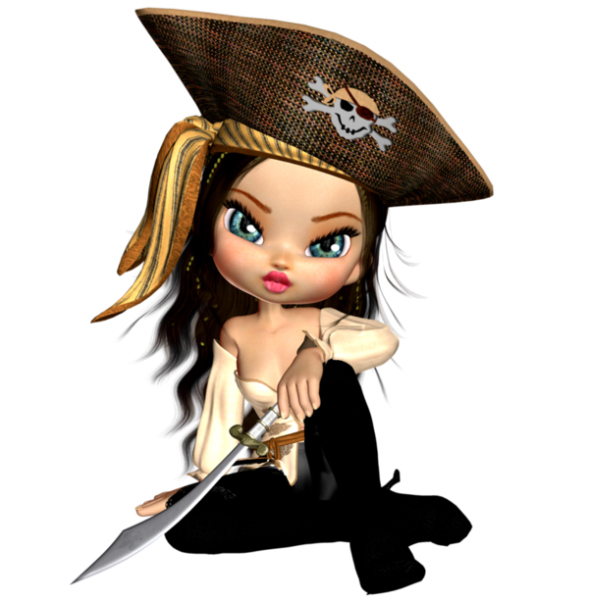 Пиратка из мультика