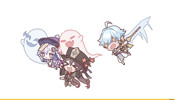 Альбедо Геншин Чиби арт