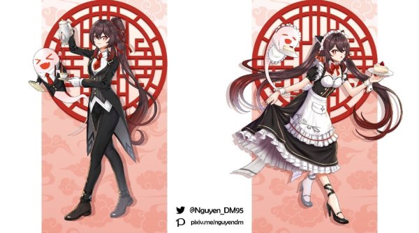 Ху Тао горничная Геншин