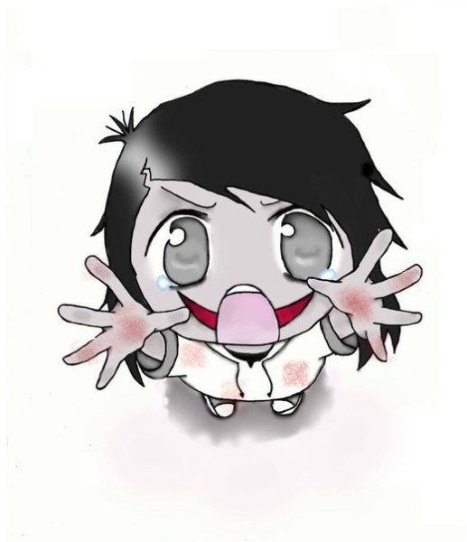 Крипипаста Чиби для срисовки
