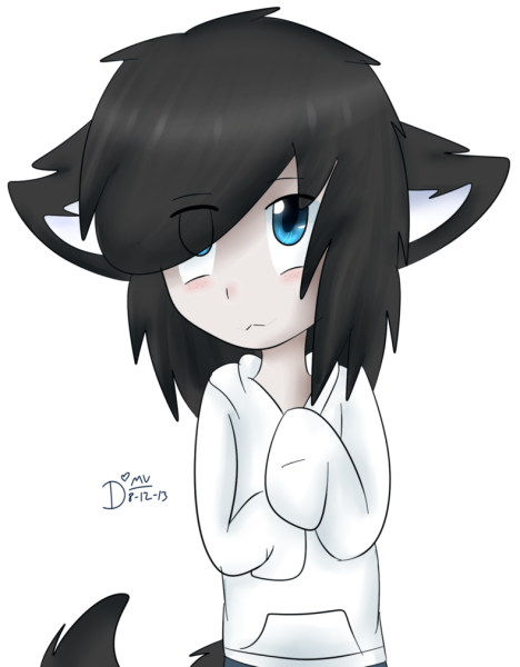 Крипипаста Джефф котик