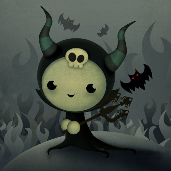 Милый демон мультяшный