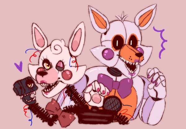 Арт Lolbit и Мангл