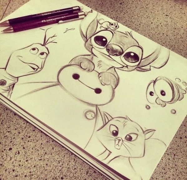 Лёгкая одежда для скетчбука