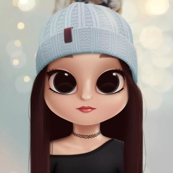 Милые мультяшные девочки