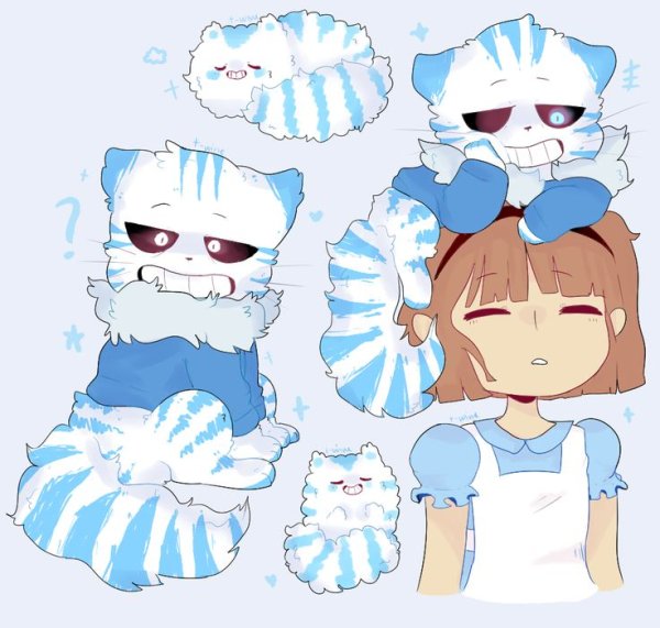 Кэт Санс и Фриск