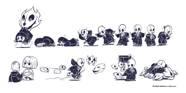 Гастер бластер Фриск