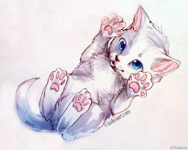 Рисунки милых котят