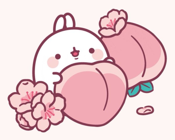 Кавайный персик