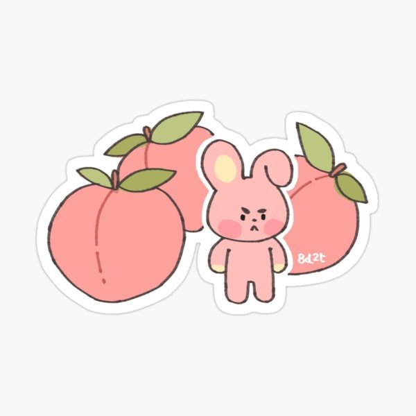 Персиковые Стикеры