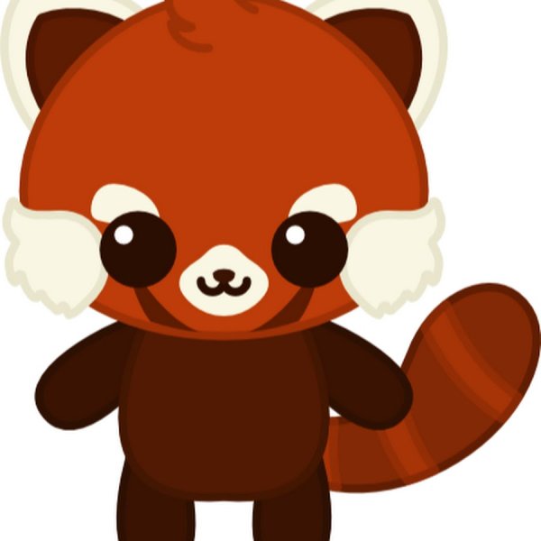 Красная Панда мультяшная